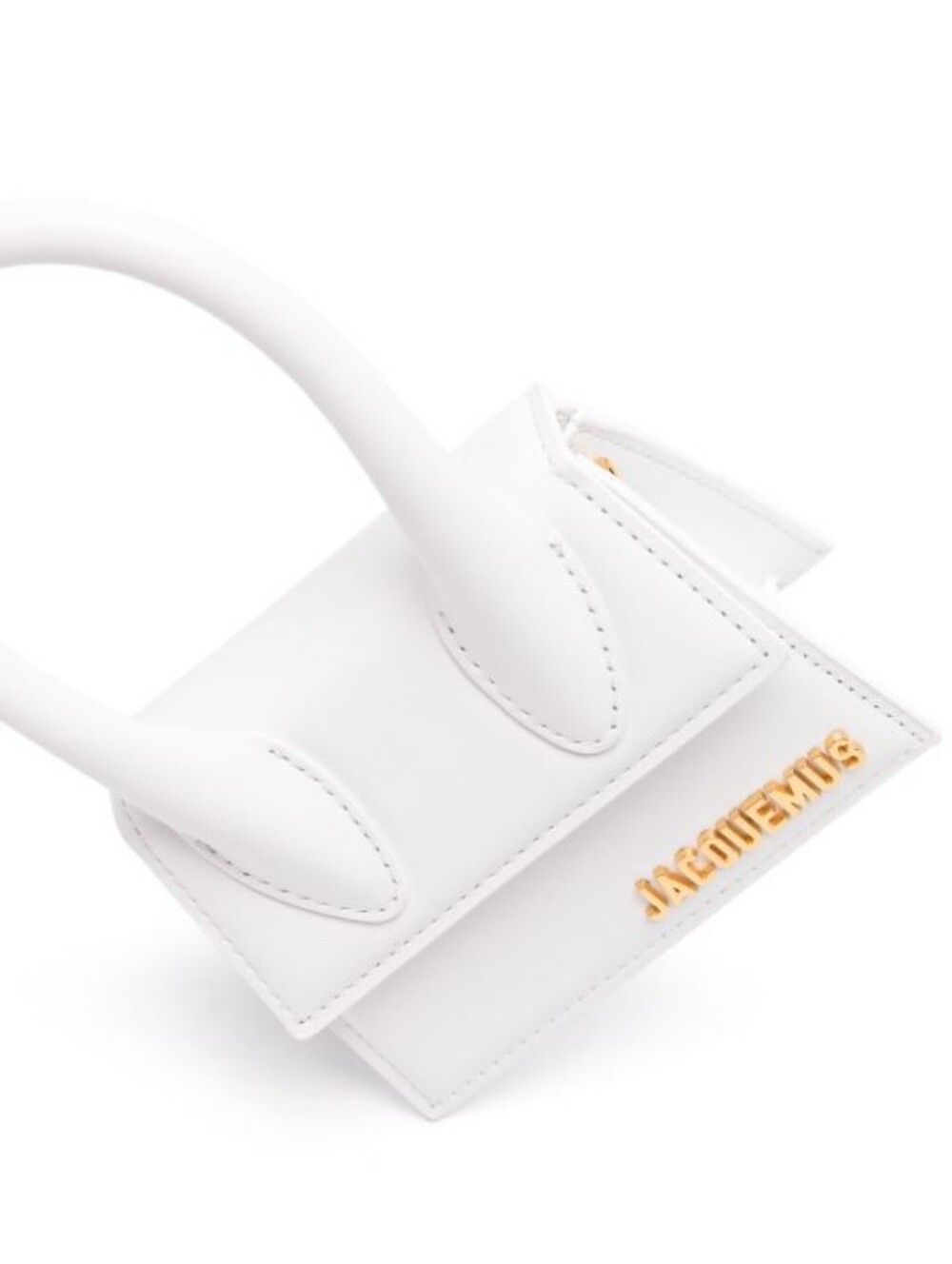 Jacquemus White Mini Chiquito Top-Handle Crossbody